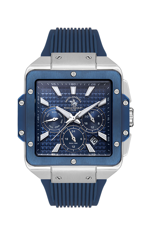 SB.1.10562 Elegant Santa Barbara Polo Men's Watch Silicone Band