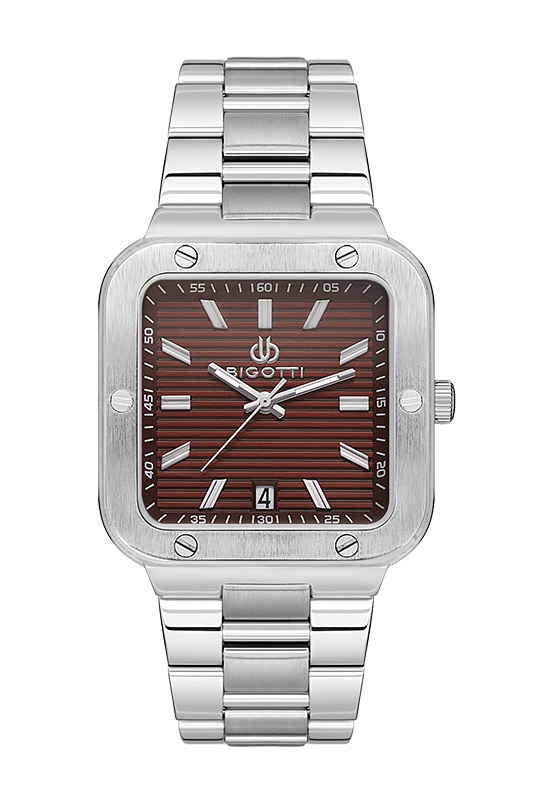 BG.1.10540 Elegant Bigotti Milano Men's Watch Stainless Steel Band