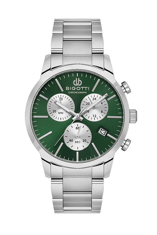 BG.1.10576 Elegant Bigotti Milano Men's Watch Stainless Steel Band