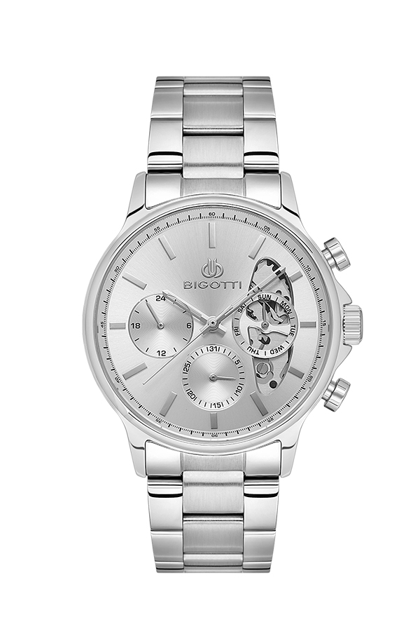 BG.1.10593 Elegant Bigotti Milano Men's Watch Stainless Steel Band