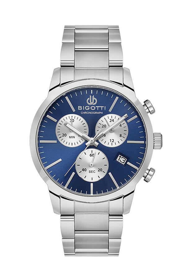 BG.1.10576 Elegant Bigotti Milano Men's Watch Stainless Steel Band