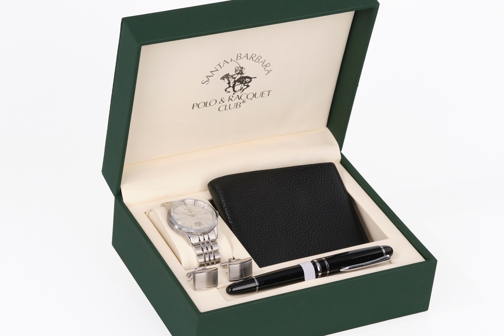 SB.1.10615 Elegant Santa Barbara Polo Men's Watch Stainless Steel Band