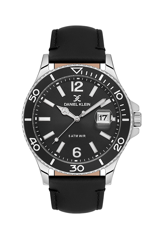 DK.1.13905 ساعة رجالية سير جلد طبيعي من دانيال كلاين