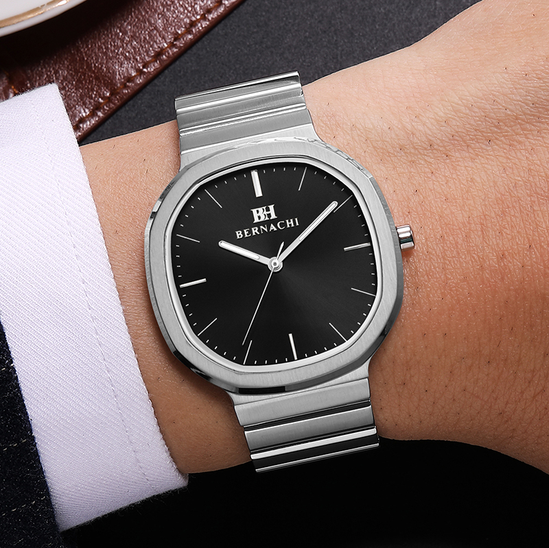 BH289 Elegant Bernacci Men's Watch Stainless Steel Band 
