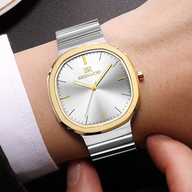 BH289 Elegant Bernacci Men's Watch Stainless Steel Band 