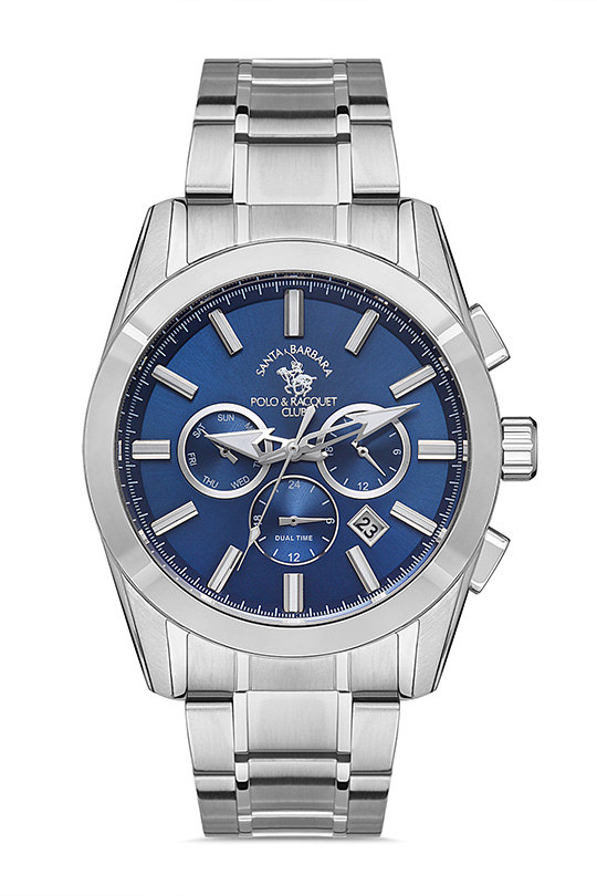 Santa Barbara Polo & Racquet Club Men's Watch stainless steel band - Noble (SB.1.10445-2)