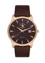 SB.1.10480 Elegant Santa Barbara Polo Men's Watch Genuine Leather Band