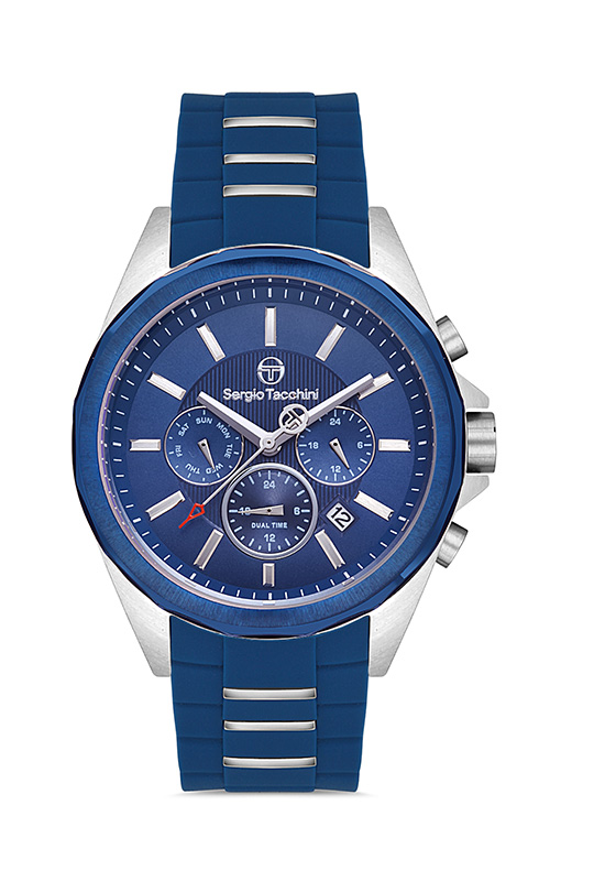 ST.1.10353-2 Elegant Sergio Tacchini Men's Watch Silicone Band
