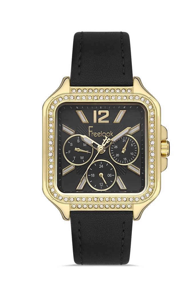 FL.1.10384 Elegant Freelook Paris Women's Watch Genuine Leather Band