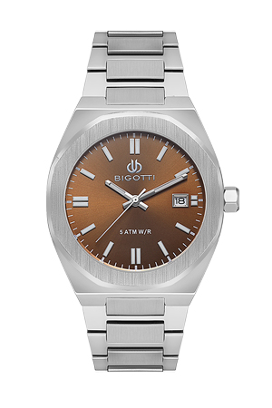 BG.1.10535 Elegant Bigotti Milano Men's Watch Stainless Steel Band