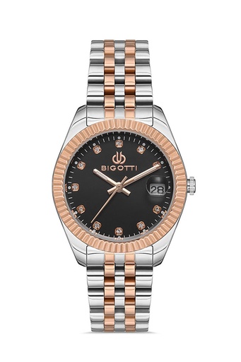 [BG.1.10240-4] BG.1.10240 Elegant Bigotti Milano Women's Watch Stainless Steel Band