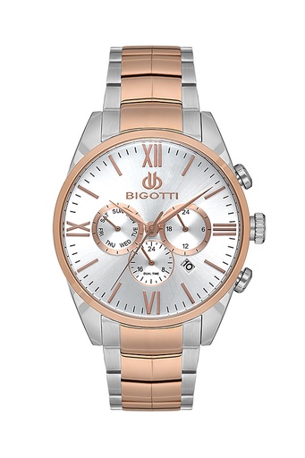 [BG.1.10530-4] BG.1.10530 Elegant Bigotti Milano Men's Watch Stainless Steel Band