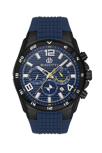 [BG.1.10552-6] BG.1.10552 Elegant Bigotti Milano Men's Watch Silicone Band