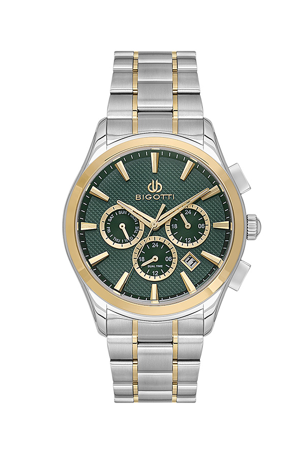 BG.1.10603 Elegant Bigotti Milano Men's Watch Stainless Steel Band