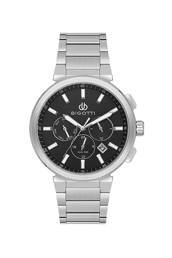 BG.1.10606 Elegant Bigotti Milano Men's Watch Stainless Steel Band