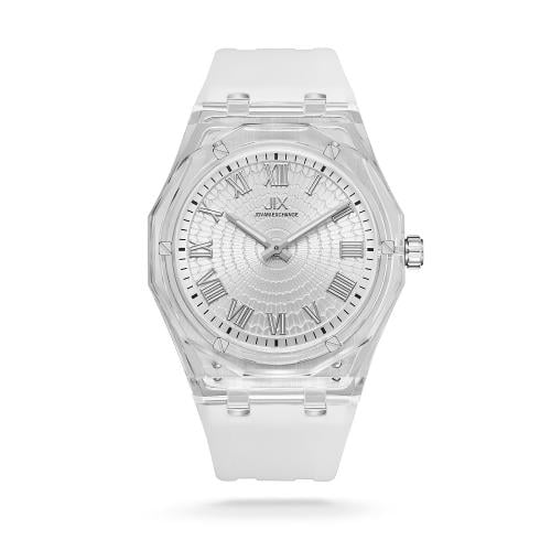 JX3041 Elegant Giovanni Exchange Men's Watch Silicon Band 