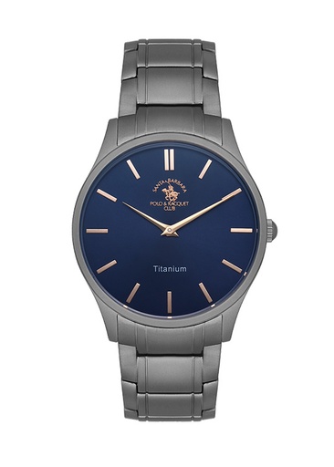 SB.4.1004 Elegant Santa Barbara Polo Men's Watch Solid Band