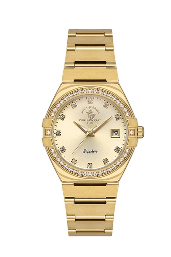 [SB.1.10540] Santa Barbara Polo & Racquet Club Women's Watch stainless steel band - Luxury (SB.1.10540-1)