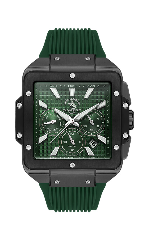 SB.1.10562 Elegant Santa Barbara Polo Men's Watch Silicone Band