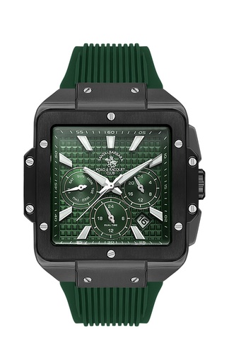 SB.1.10562 Elegant Santa Barbara Polo Men's Watch Silicone Band